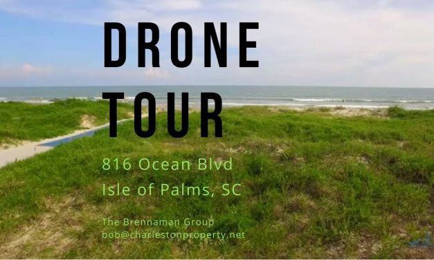 Drone Tours with Bob: 816 Ocean Blvd., Isle of Palms, SC