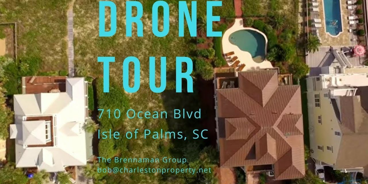 Drone Tours with Bob: 710 Ocean Blvd., Isle of Palms, SC