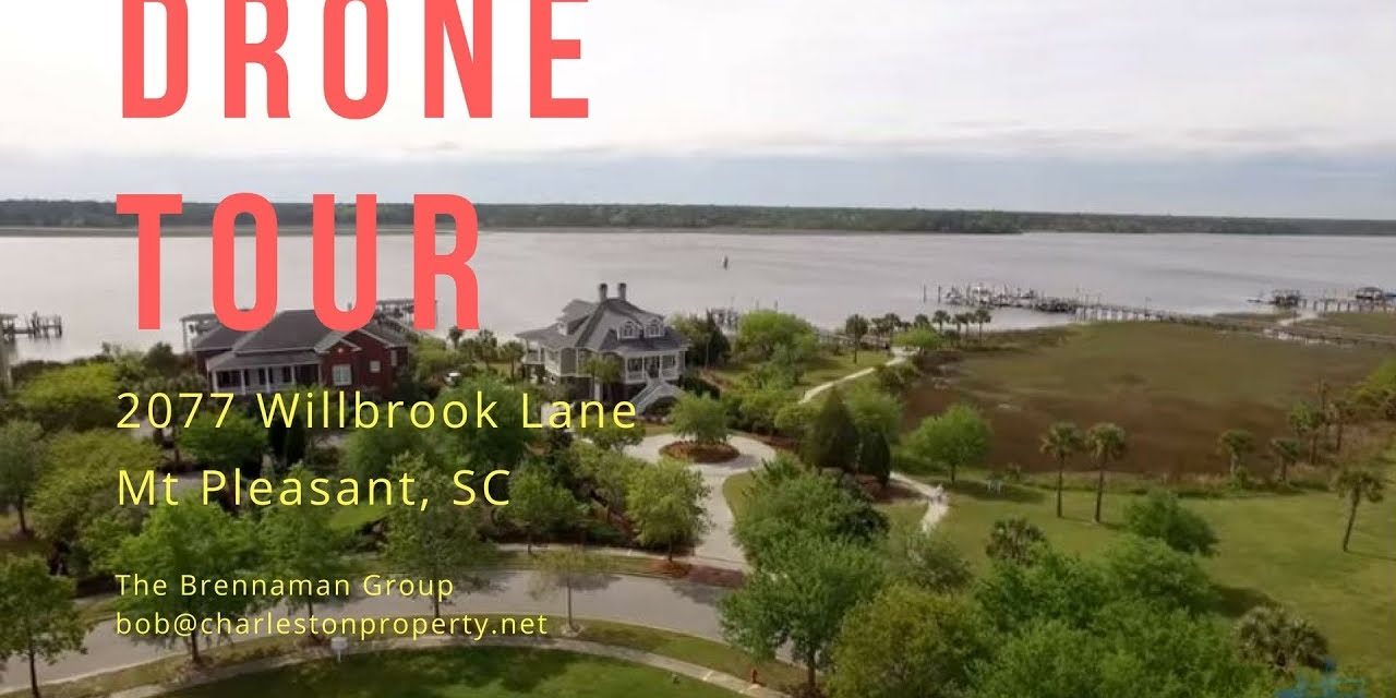 Drone Tours with Bob: 2077 Willbrook Ln. in Rivertowne on the Wando, Mt. Pleasant, SC