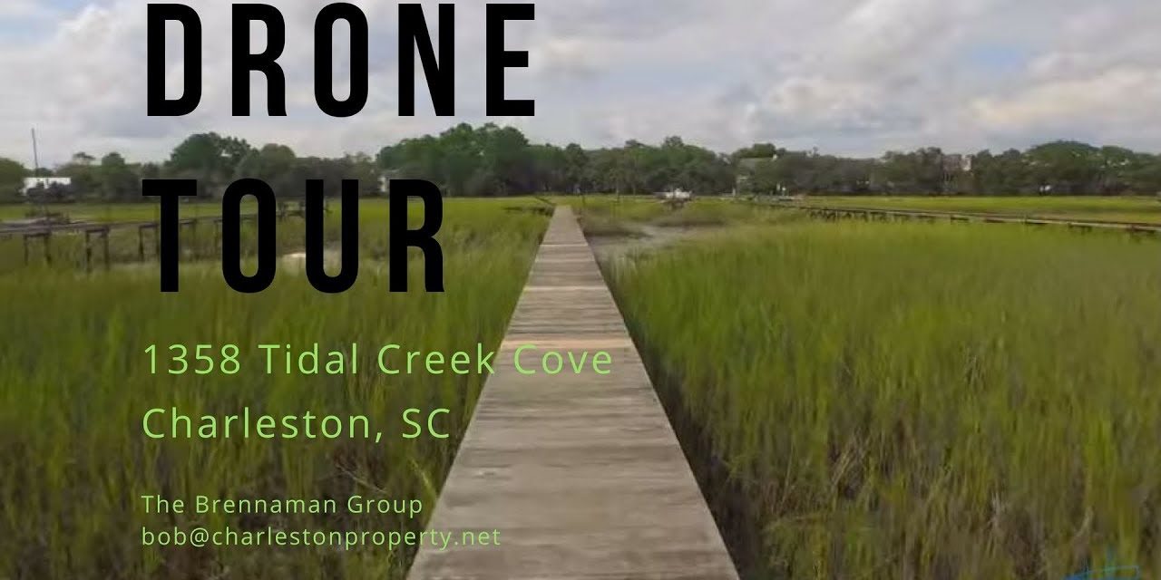 Drone Tours with Bob: 1358 Tidal Creek Cove, Charleston, SC (James Island)