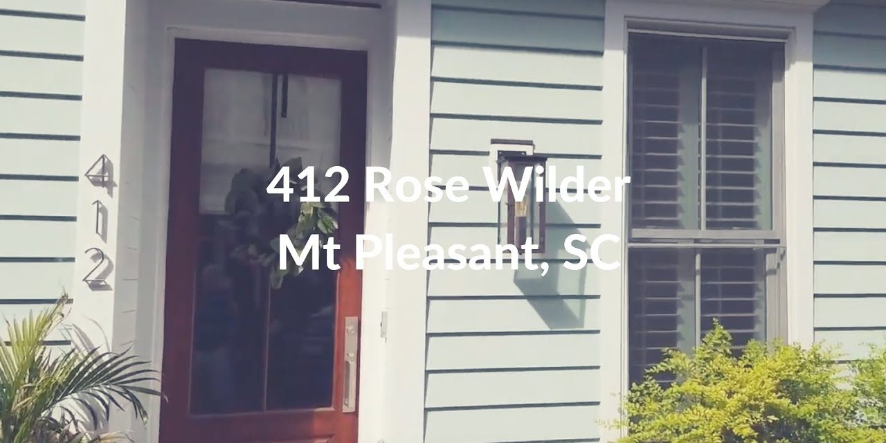 412 Rose Wilder Lane – Mt. Pleasant SC (IPhone Tours with Bob)